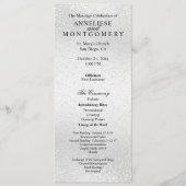 Mooie Witte Glitters  -  Programma Programmakaart (Voorkant)