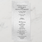 Mooie Witte Glitters  -  Programma Programmakaart (Voorkant / Achterkant)