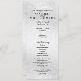 Mooie Witte Glitters  -  Programma Programmakaart