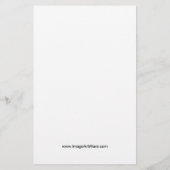 Mooie witte hengst stationery briefpapier (Achterkant)