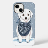 Mooie witte hond Case-Mate iPhone case (Achterkant)