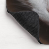 Mooie witte kat muismat (Hoek)