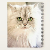 Mooie witte kat planner (Achterkant)
