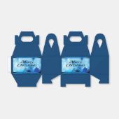 Mooie, witte kerst bedankdoosjes (Uitgevouwen)