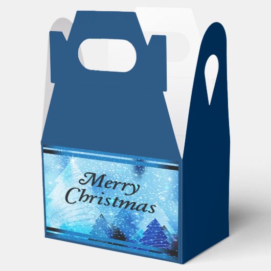 Mooie, witte kerst bedankdoosjes (Geopend)