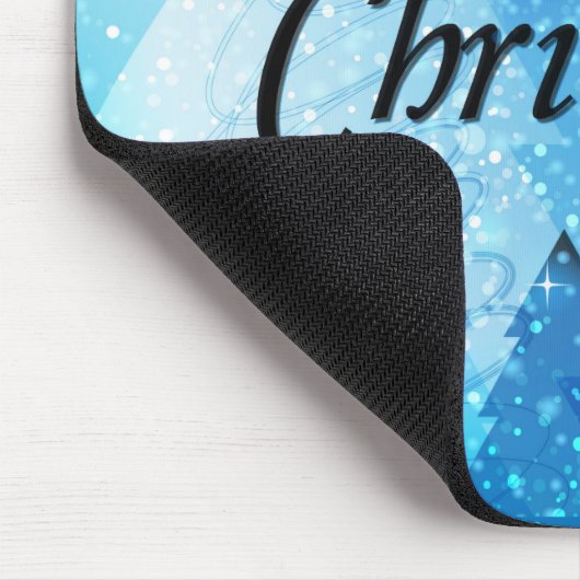 Mooie, witte kerst muismat (Hoek)