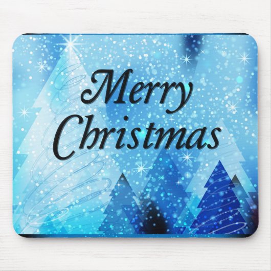 Mooie, witte kerst muismat (Voorkant)