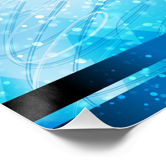 Mooie witte kerst perfect poster (Hoek)