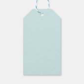 Mooie Witte Kitten Kat Cadeaubijslage Cadeaulabel (Achterkant)