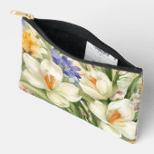 Mooie witte krokussen, Сkleurrijke lentebloemen Etui (Open)