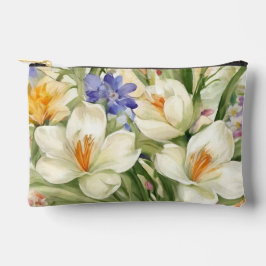 Mooie witte krokussen, Сkleurrijke lentebloemen Etui