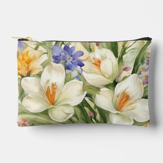 Mooie witte krokussen, Сkleurrijke lentebloemen Etui (Voorkant)