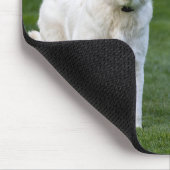 Mooie witte labrador 2025 hondenkalender muismat (Hoek)