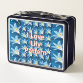 Mooie witte lelie patroon (Achterkant)