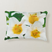 Mooie witte lelies - Lilium candidum  Accent Kussen (Achterkant)