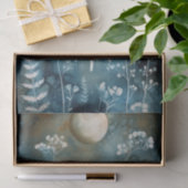 Mooie Witte Libel Cyanotype Afdrukken Tissuepapier (Geschenk)