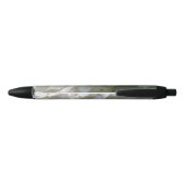 Mooie witte Limoen Hydrangea Floral Pens Blauwe Inkt Pen (Achterkant)