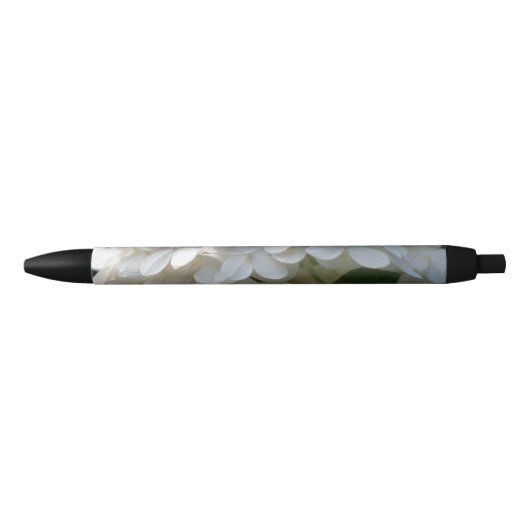 Mooie witte Limoen Hydrangea Floral Pens Blauwe Inkt Pen (Voorkant)