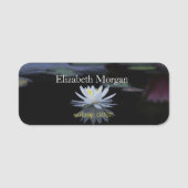 Mooie witte Lotus, meer Naamplaatje (Voorkant)