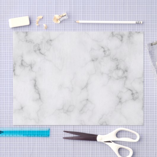 Mooie witte marmer tissuepapier (Craft)