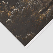 Mooie Witte Paard  Decoupage Tissuepapier (Detail)