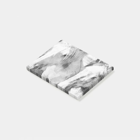 Mooie Witte Paard Post-it® Notes (Schuin)