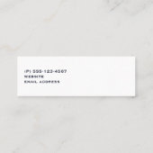 Mooie witte paarden die in de sneeuw lopen mini visitekaartje (Achterkant)