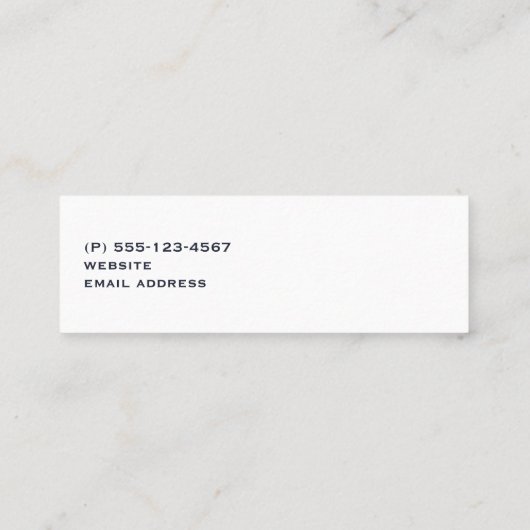 Mooie witte paarden die in de sneeuw lopen mini visitekaartje (Achterkant)