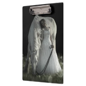 Mooie witte paarden klembord (Links)