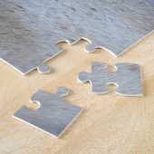 Mooie witte paarden legpuzzel (Zijkant)