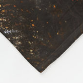 Mooie witte paardenolieverfschilderij  fleece deken (Hoek)