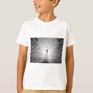 Mooie witte pauw t-shirt
