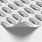 Mooie witte peacock cadeaupapier (Hoek)