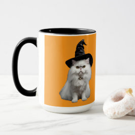 Mooie Witte Perzische Heks Halloween Mok