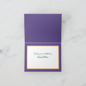 Mooie witte Pieris bloemen Chic Happy Birthday Kaart (Binnen)