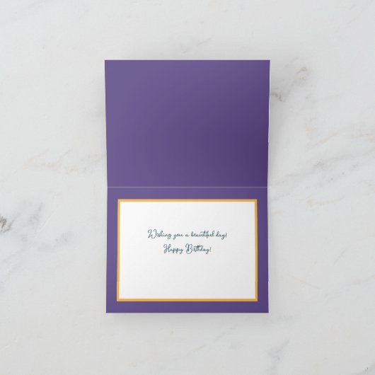 Mooie witte Pieris bloemen Chic Happy Birthday Kaart (Binnen)