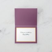 Mooie witte Pieris bloemen Chic Happy Birthday Kaart (Binnen)