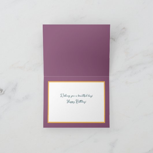 Mooie witte Pieris bloemen Chic Happy Birthday Kaart (Binnen)