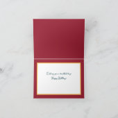 Mooie witte Pieris bloemen Chic Happy Birthday Kaart (Binnen)