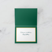 Mooie witte Pieris bloemen Chic Happy Birthday Kaart (Binnen)