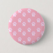 Mooie witte poten ronde button 5,7 cm (Voorkant)