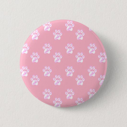 Mooie witte poten ronde button 5,7 cm (Voorkant)