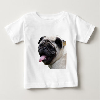 Mooie witte Pug-fotoaccessoires, voeg namen toe