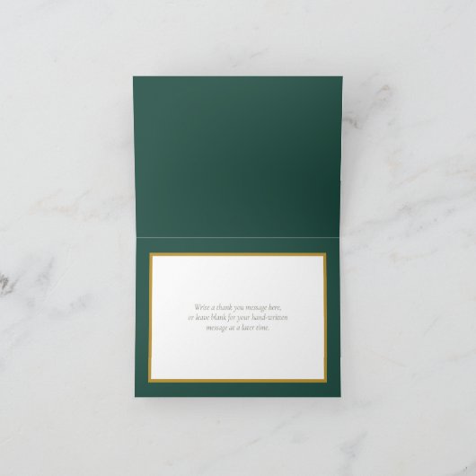 Mooie witte roze kleur achtergrond Chic Dank u Kaart (Binnen)