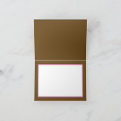 Mooie witte roze kleur achtergrond Chic Dank u Kaart (Binnen)