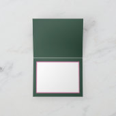 Mooie witte roze kleur achtergrond Chic Dank u Kaart (Binnen)