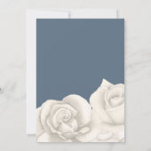 Mooie witte roze roze roodbruin en witbruin huweli kaart (Achterkant)