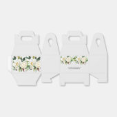 Mooie witte rozen bedankdoosjes (Uitgevouwen)