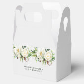 Mooie witte rozen bedankdoosjes (Geopend)