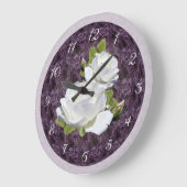 Mooie witte rozen grote klok (Hoek)